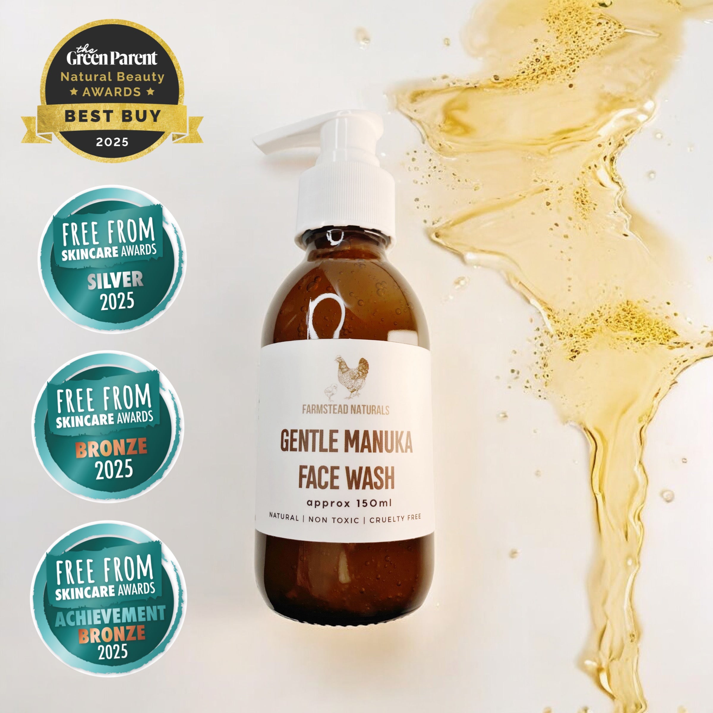 🌿 Gentle Manuka Face Wash Wins FOUR Major Awards in 2025!