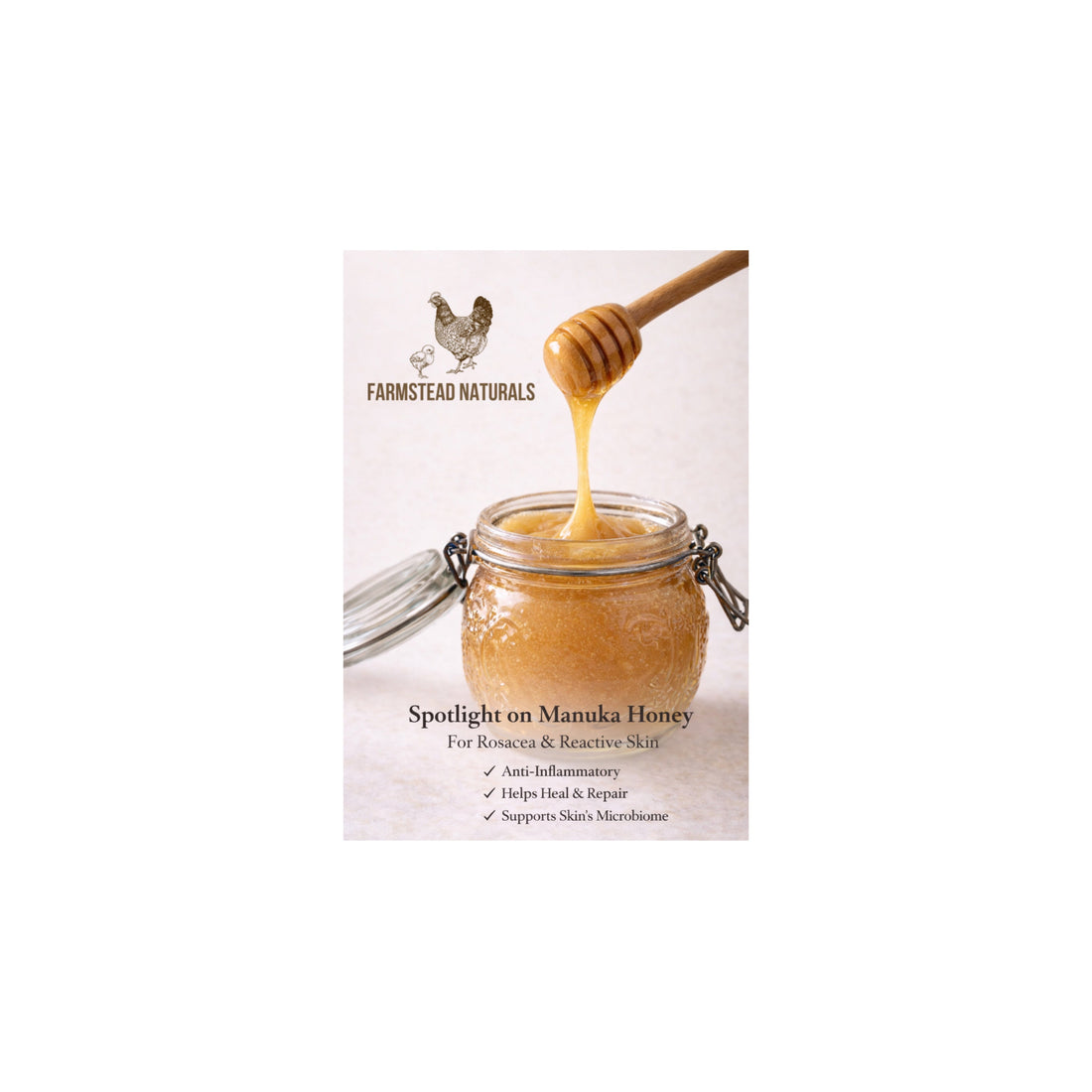🍯 Why Manuka Honey Is So Good for Sensitive, Rosacea & Problem Skin