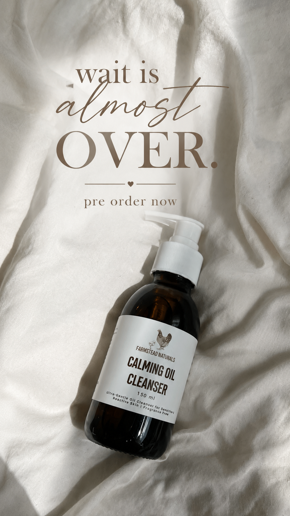 🌿 The Wait Is Over – Our Calming Oil Cleanser Is Now Available to Pre-Order