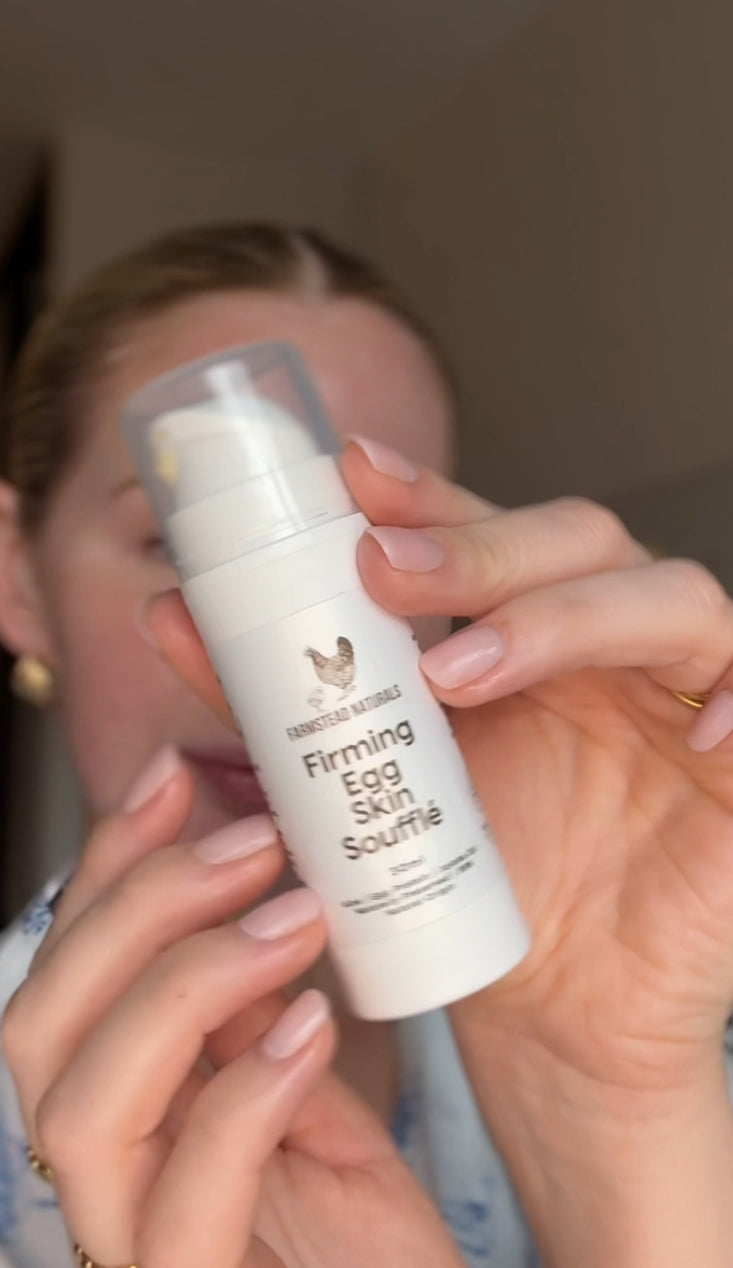 firming egg face mask natural skincare for sensitive and reactive skin