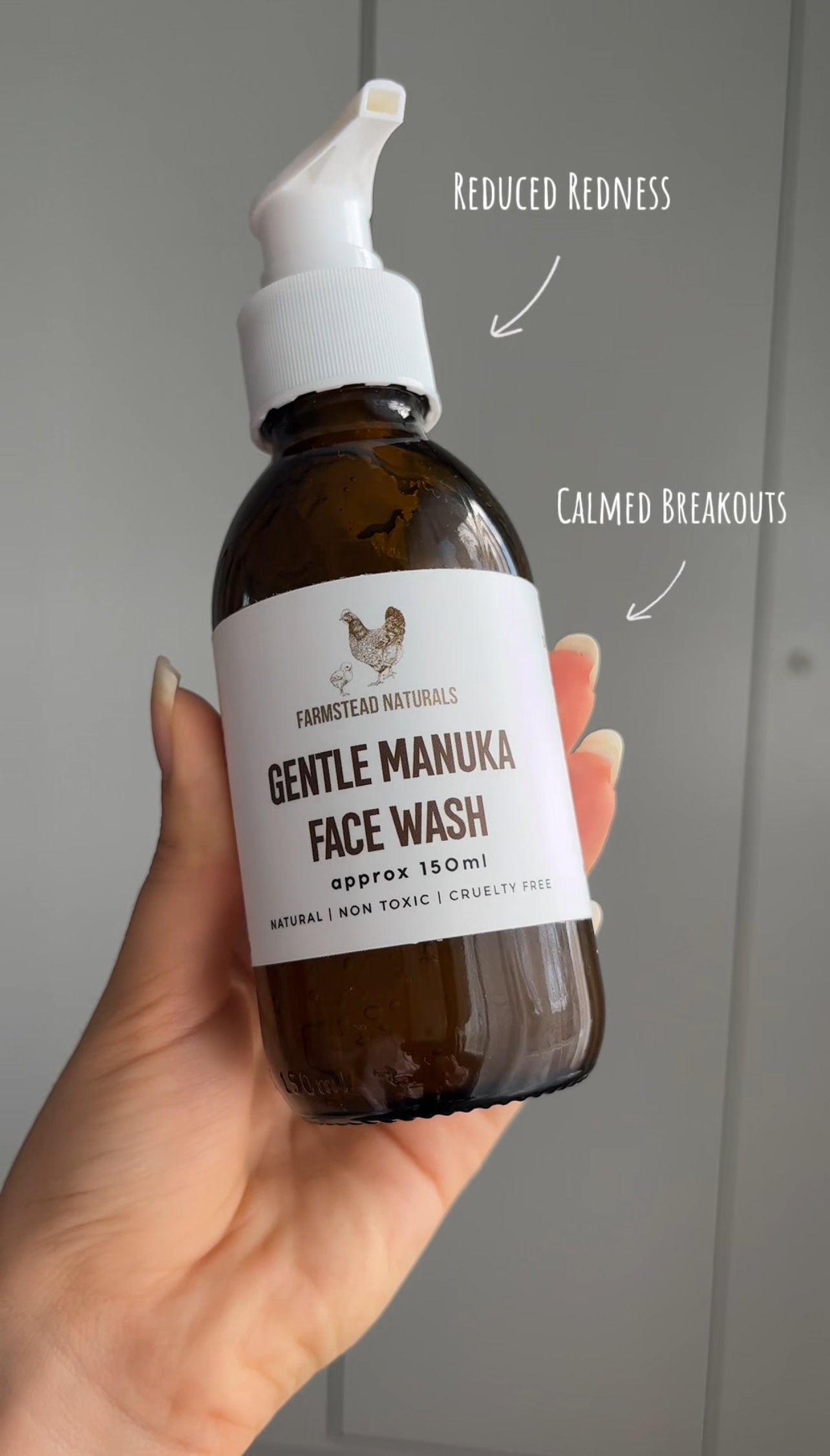 Gentle Manuka Face Wash: A Calming Cleanse for Rosacea & Reactive Skin