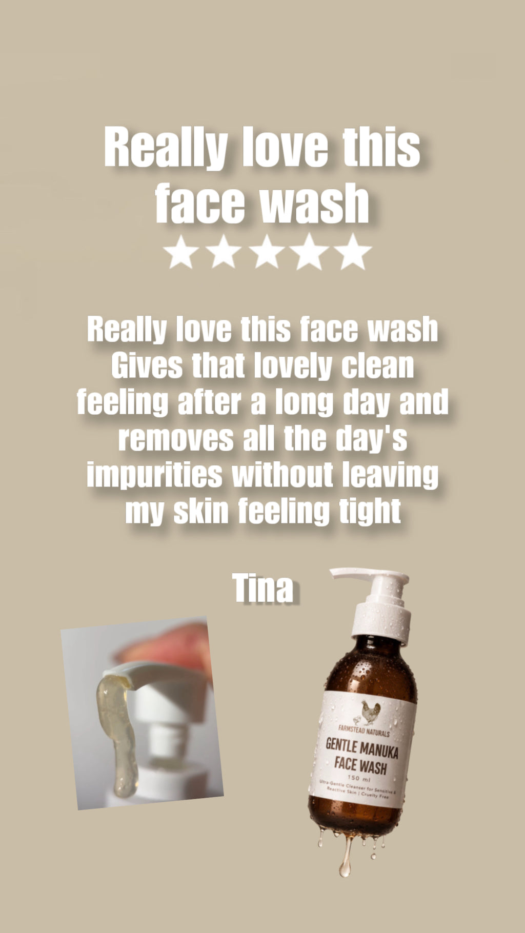 Gentle Manuka Face Wash for Sensitive & Rosacea-Prone Skin