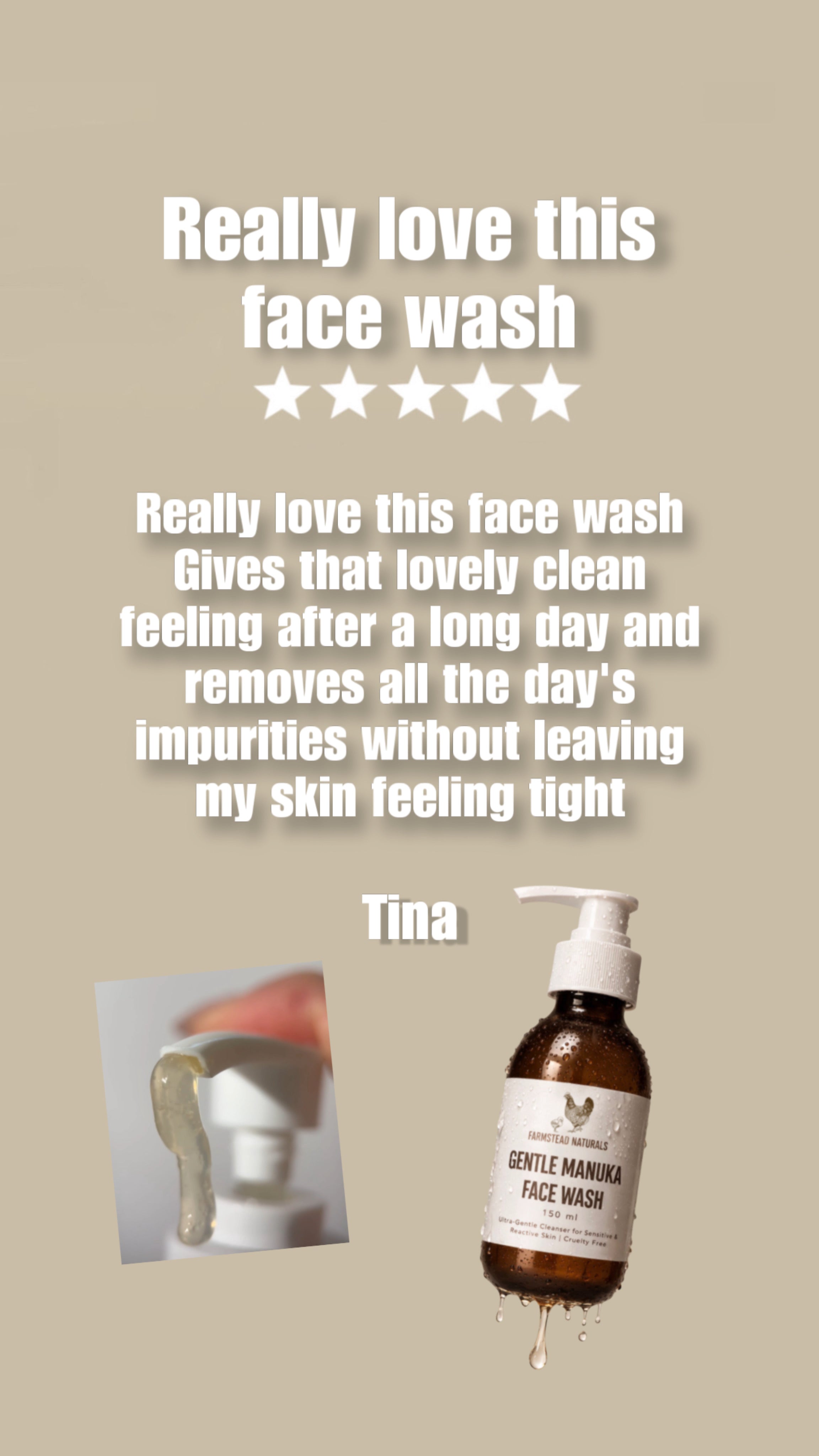 Gentle Manuka Face Wash for Sensitive & Rosacea-Prone Skin