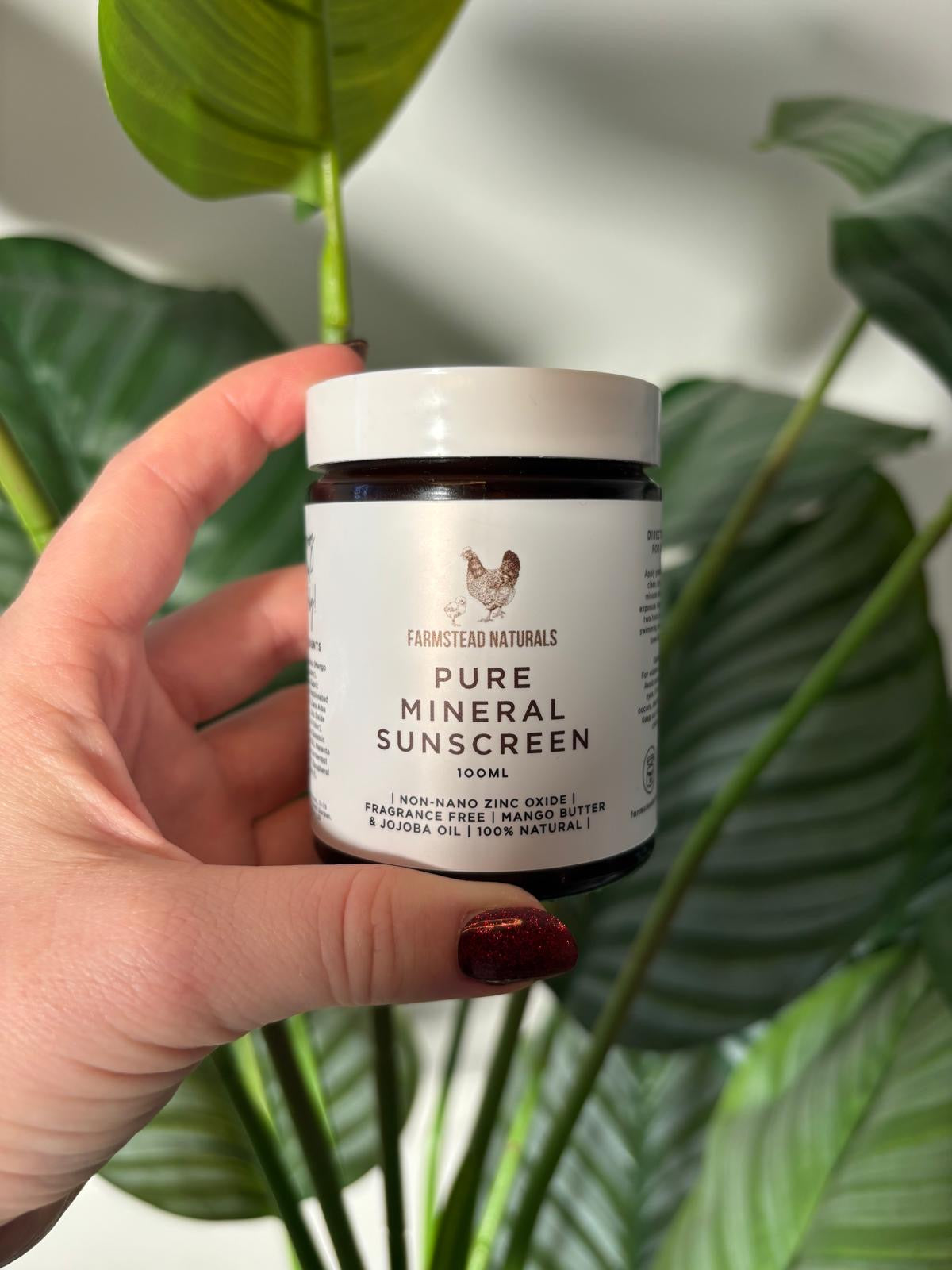 Pure Mineral Sunscreen – Sensitive Formula (Mango Seed Oil)