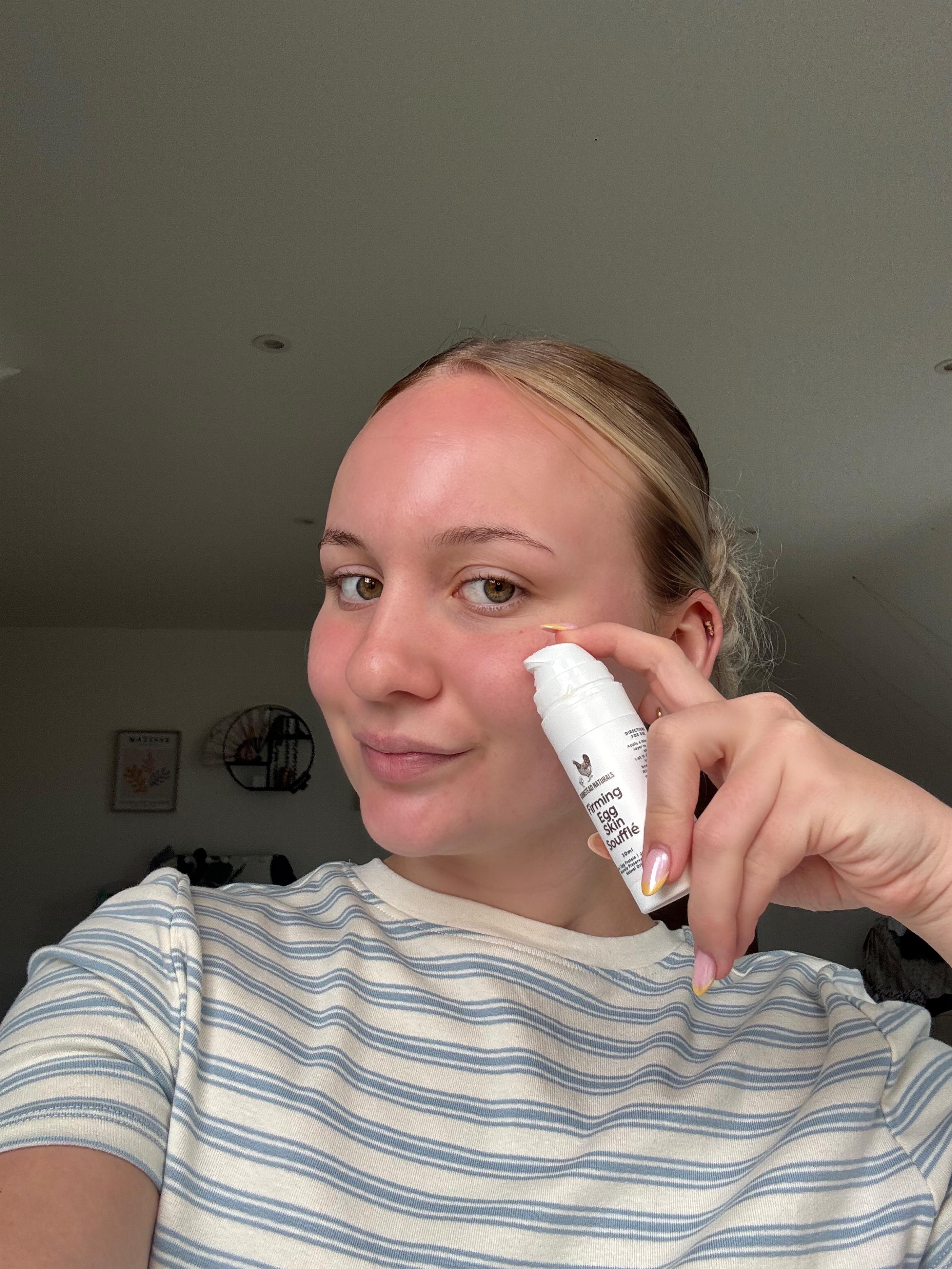 Egg face mask Botox in a bottle 