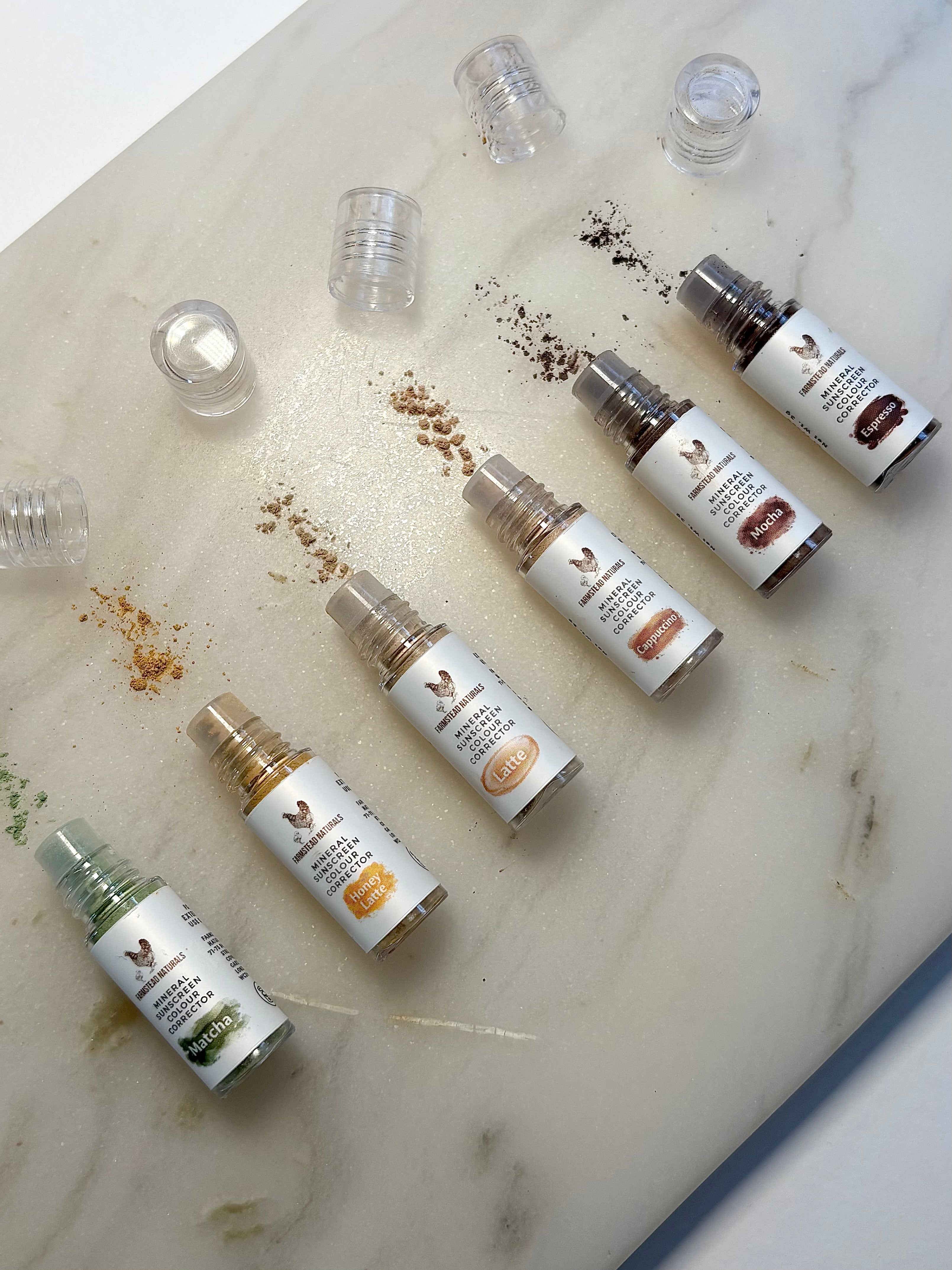 No white cast colour correctors 