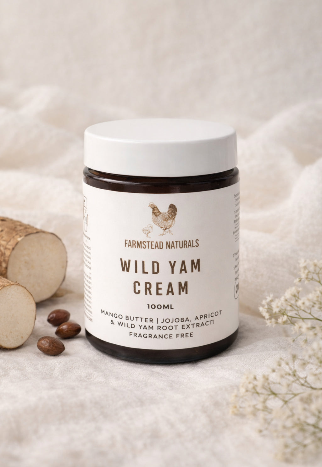 Soy free natural wild yam cream