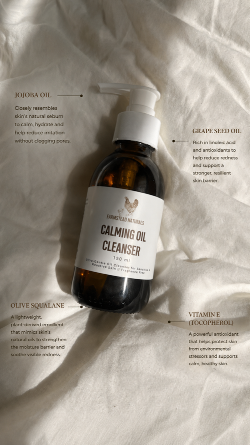 Calming Oil Cleanser for Sensitive Skin | Calm Barrier Oil Cleanser