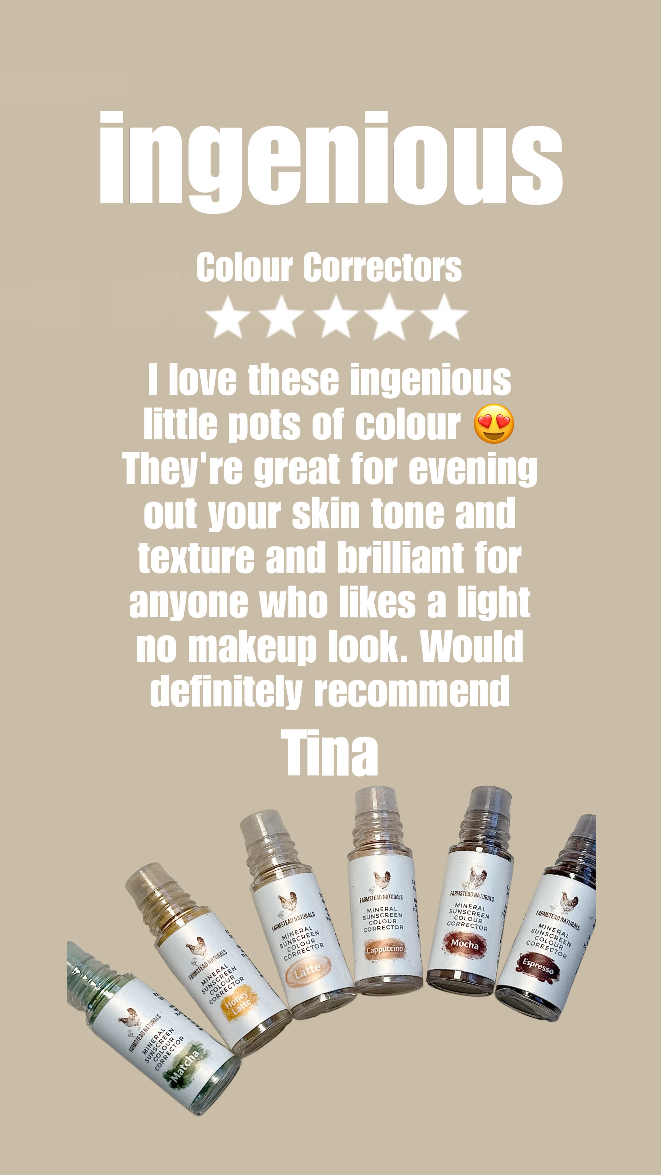 Mineral Sunscreen Colour Correctors