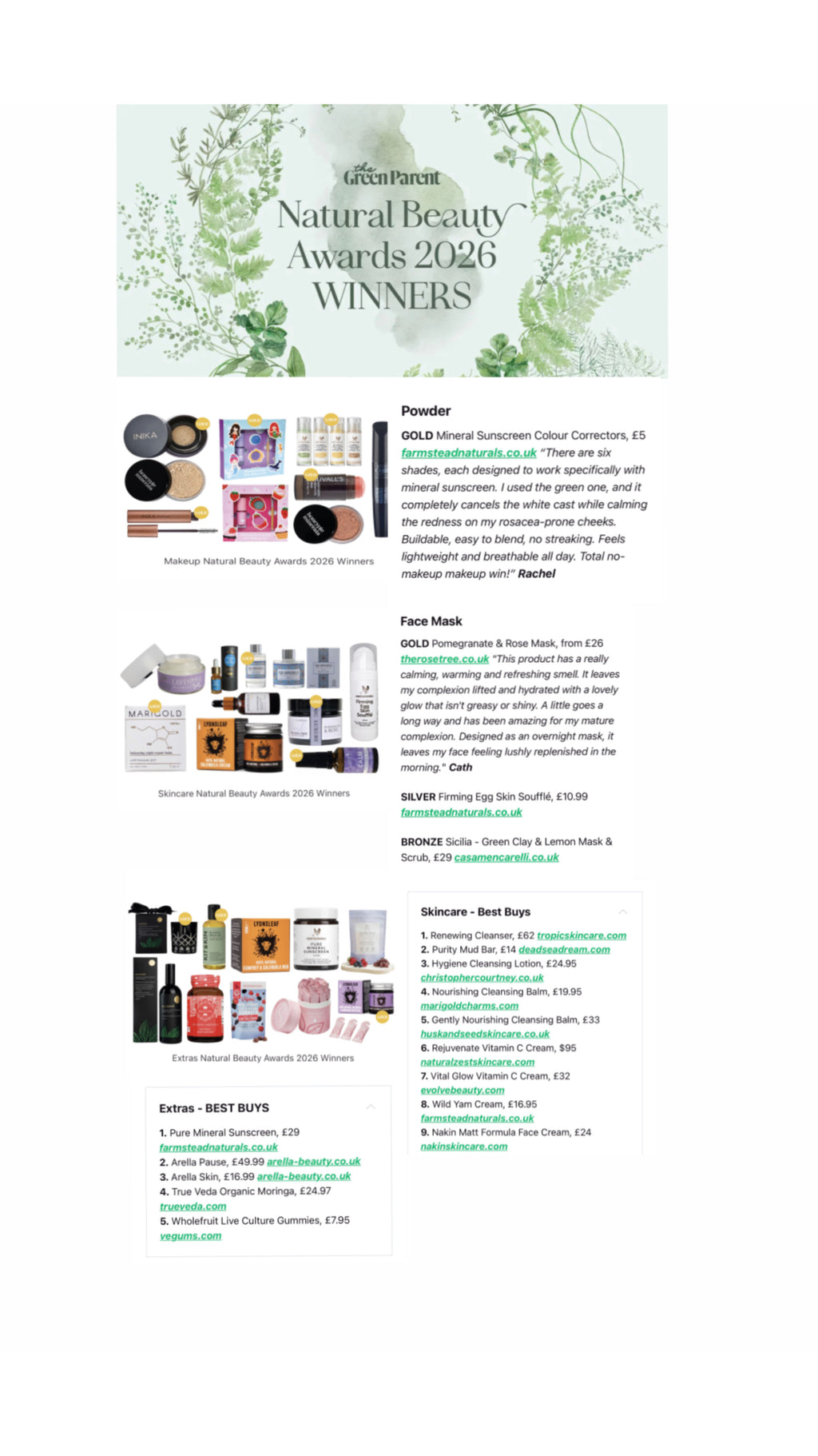 Mineral Sunscreen Colour Correctors