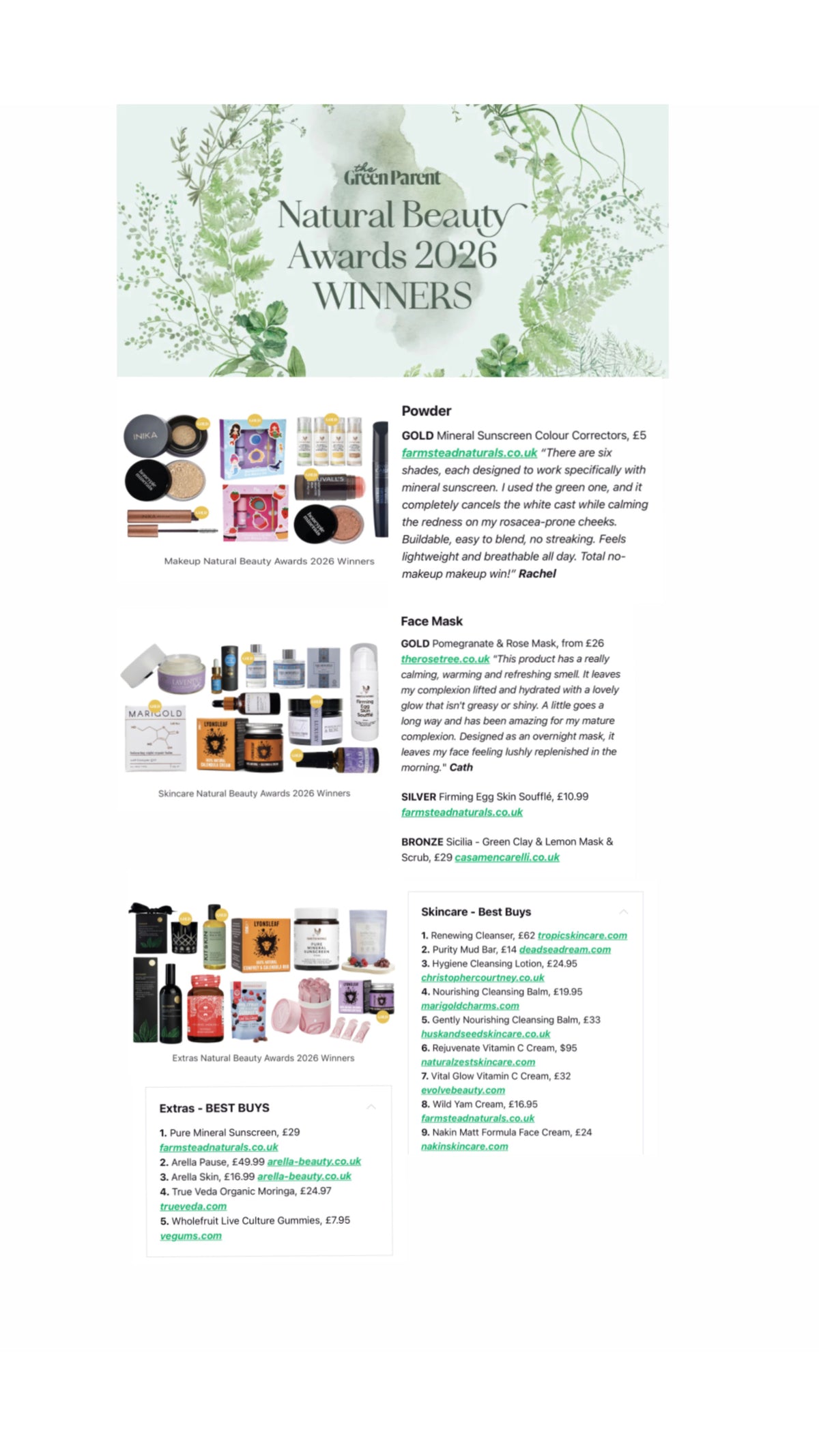 Mineral Sunscreen Colour Correctors